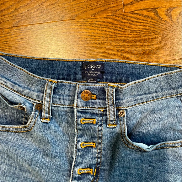 J.Crew 10 Inch High Rise Skinny - Picture 2 of 3